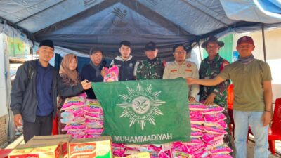 Peduli Korban Kebakaran, Muhammadiyah Salurkan Bantuan Sembako