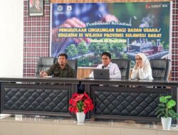 DLHK Sulbar-Pusdal LH Sulawesi dan Maluku Perkuat Ketaatan Pengelolaan Lingkungan Hidup bagi Badan Usaha di Polewali Mandar