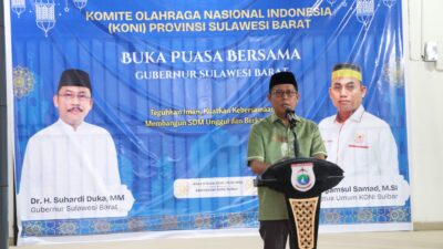 Buka Puasa KONI, Pemprov Sulbar Terus Mensuppor demi Pengembangan Prestasi Olahraga