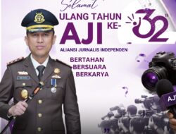 Jajaran Kejaksaan Negeri Majene Mengucapkan “Selamat HUT Aliansi Jurnalis Independen (AJI) ke-32”