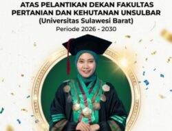 HMI Cabang Majene Sampaikan Ucapan Selamat Atas Pelantikan Dekan Fakultas Pertanian dan Kehutanan Unsulbar